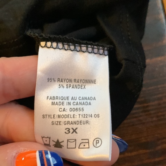 Pennington’s Black Long Sleeve Top NWT - Picture 5 of 6